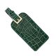 Personalized Crocodile Embossed Leather Luggage Tags Image 2 of 6